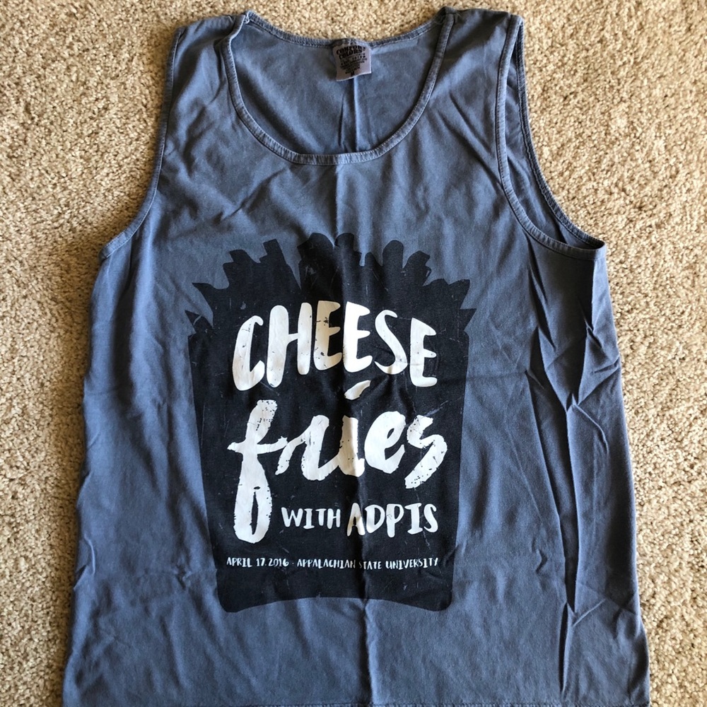 Cheese fries comfort colors tank!